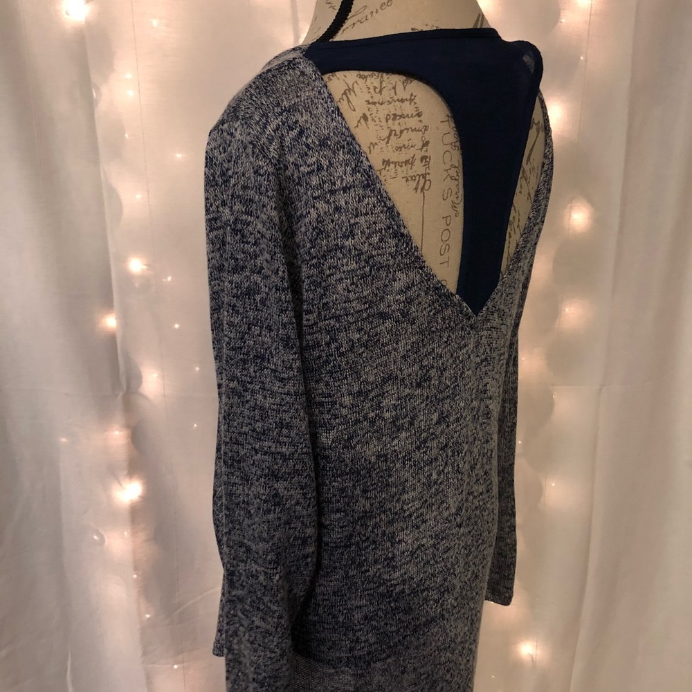 2[HIP] New! Long knitted blue sweater - Picture 4 of 8